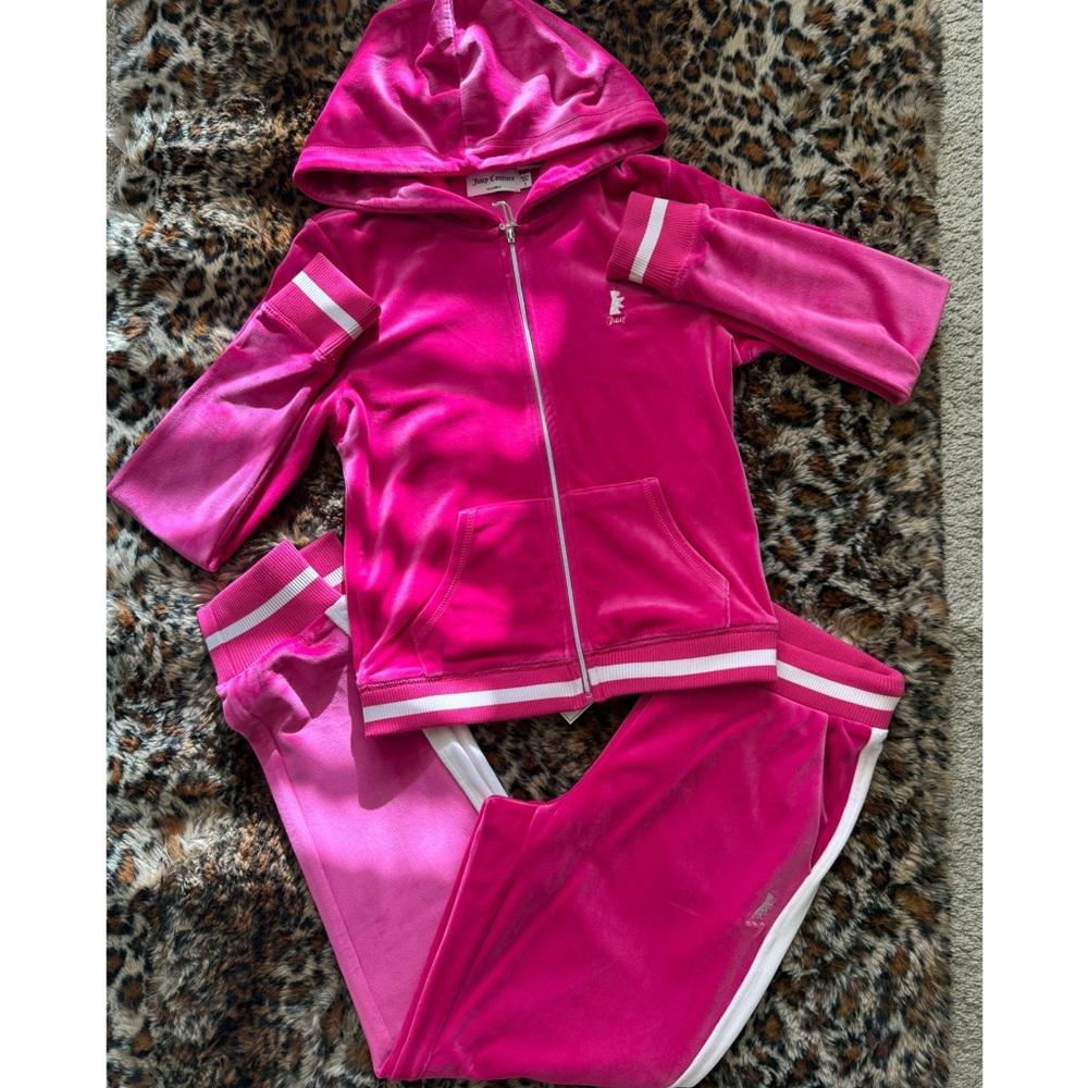 Juicy Couture Pink Velour Tracksuit